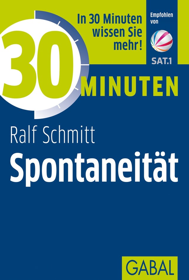 Copertina del libro per 30 Minuten Spontaneität