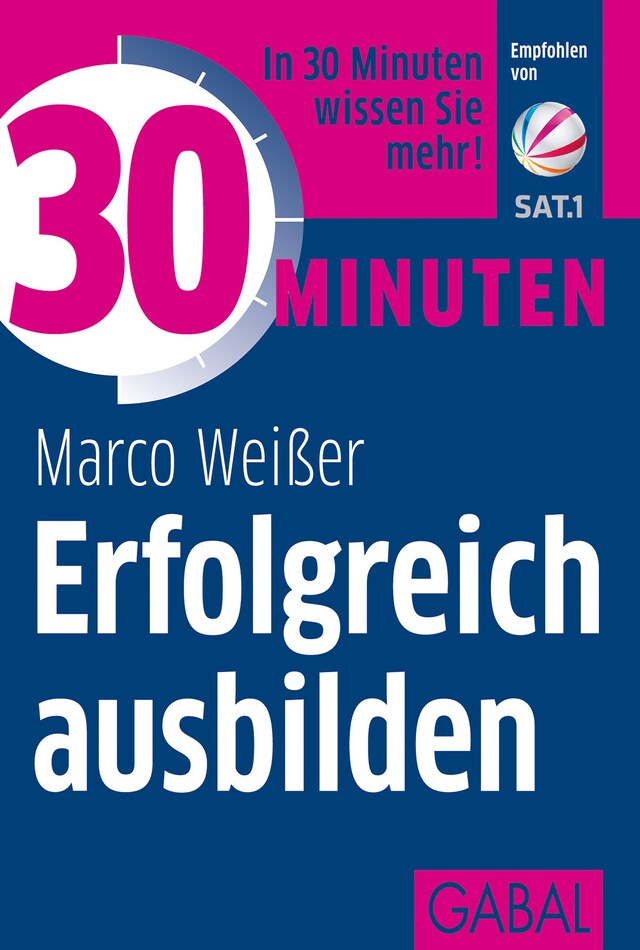 Buchcover für 30 Minuten Erfolgreich ausbilden