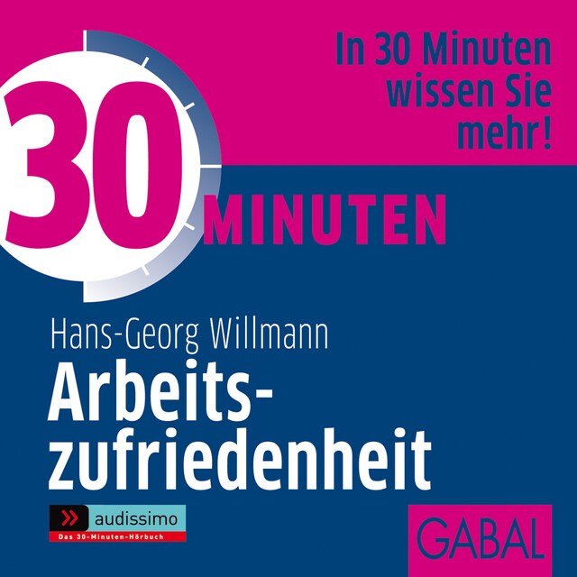 Couverture de livre pour 30 Minuten Arbeitszufriedenheit