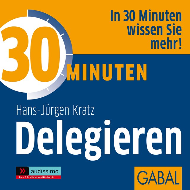 Book cover for 30 Minuten Delegieren