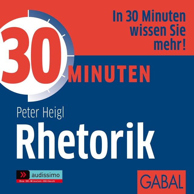 Buchcover für 30 Minuten Rhetorik