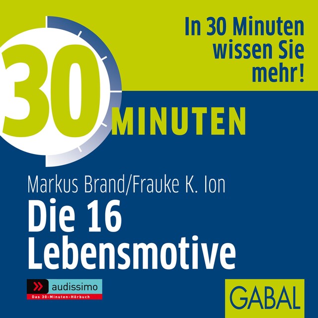 Buchcover für 30 Minuten Die 16 Lebensmotive