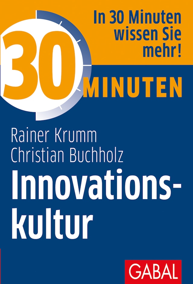 Book cover for 30 Minuten Innovationskultur