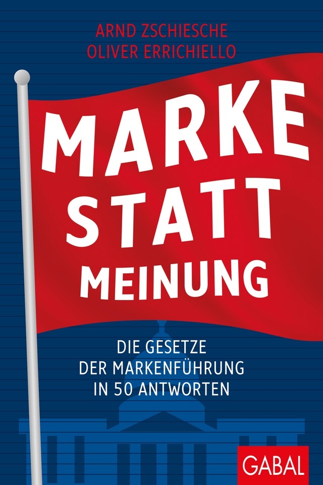 Buchcover für Marke statt Meinung