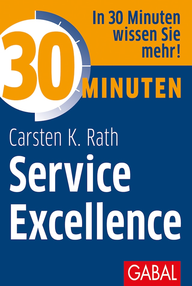 Buchcover für 30 Minuten Service Excellence