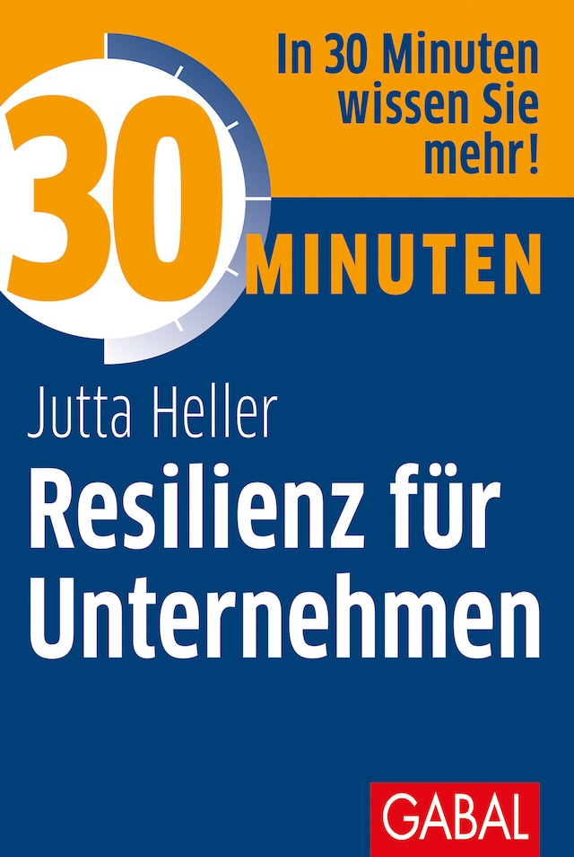 Couverture de livre pour 30 Minuten Resilienz für Unternehmen