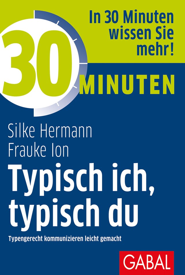 Buchcover für 30 Minuten Typisch ich, typisch du