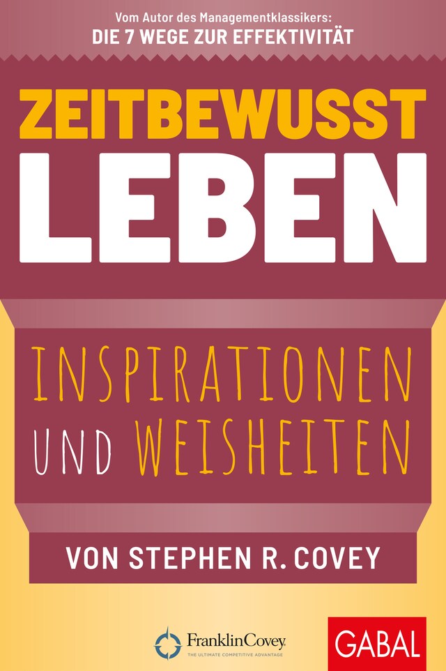 Book cover for Zeitbewusst leben