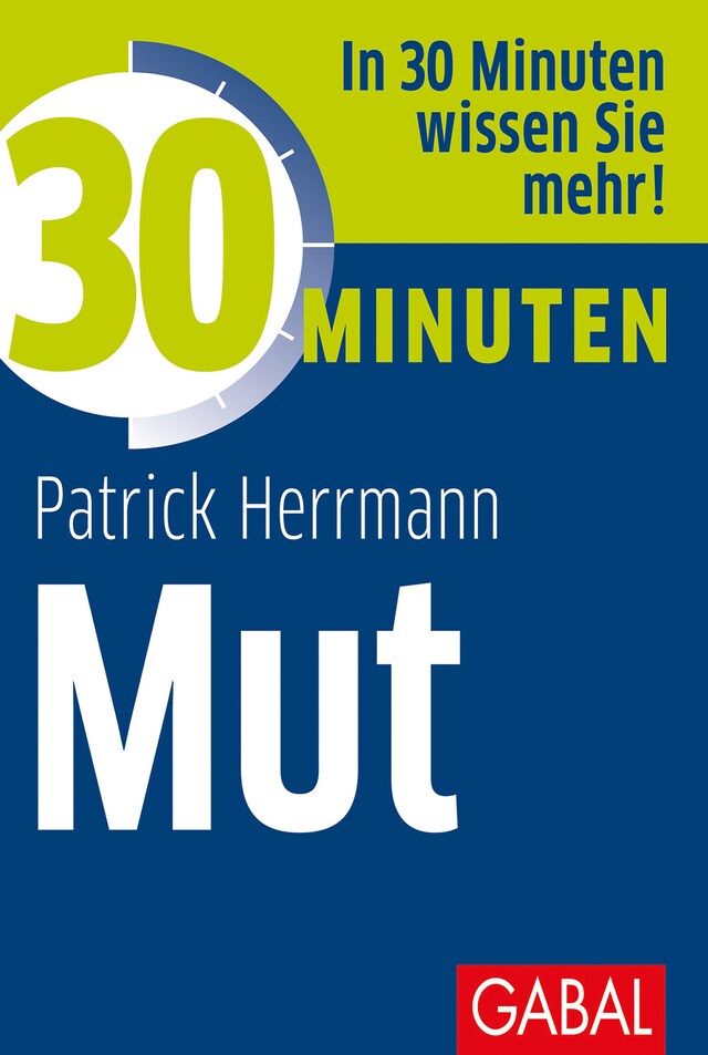 Buchcover für 30 Minuten Mut