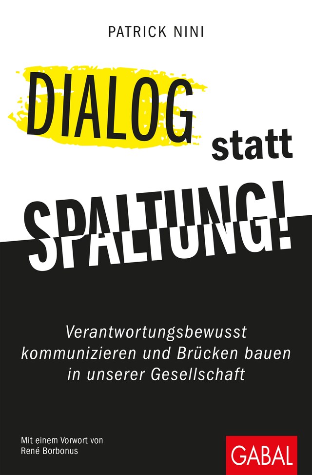 Couverture de livre pour Dialog statt Spaltung!