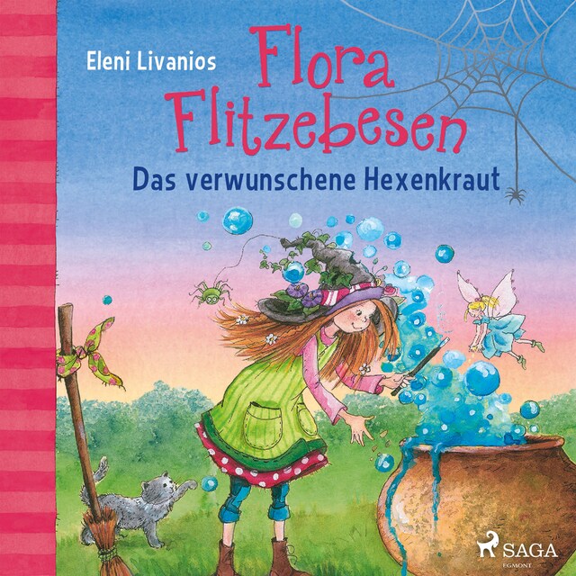Boekomslag van Flora Flitzebesen. Das verwunschene Hexenkraut