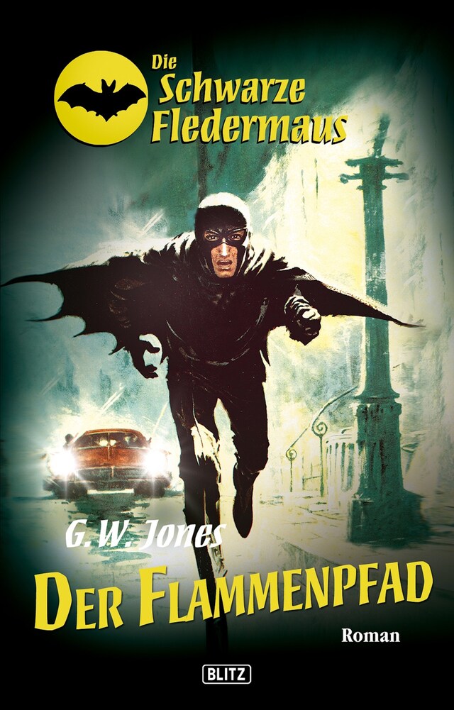 Book cover for Die schwarze Fledermaus 09: Flammenpfad