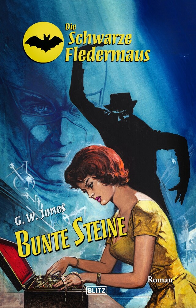 Book cover for Die Schwarze Fledermaus 37: Bunte Steine