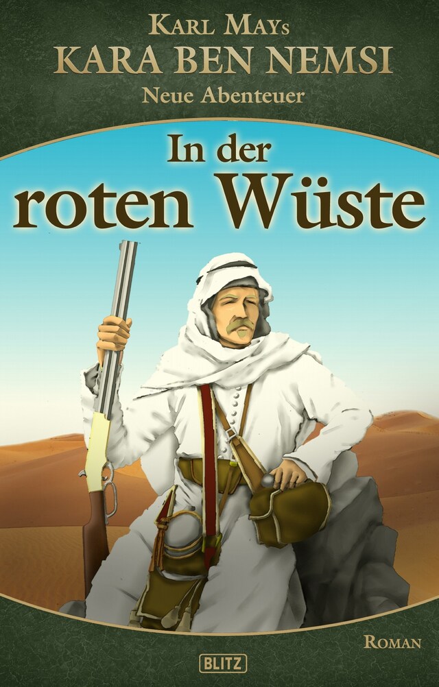 Book cover for Kara Ben Nemsi - Neue Abenteuer 15: In der roten Wüste