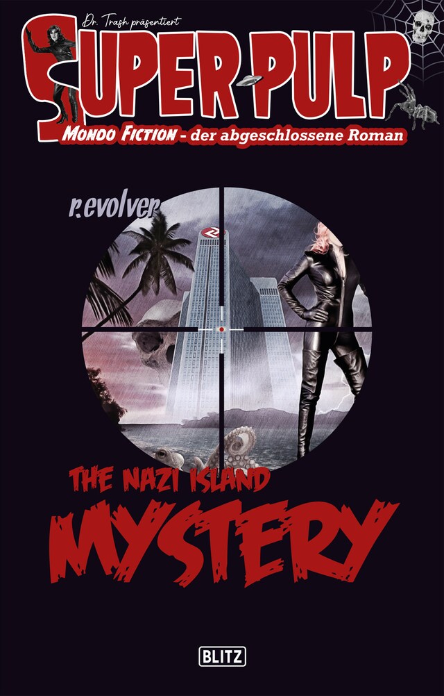 Okładka książki dla Super-Pulp 18: The Nazi Island Mystery