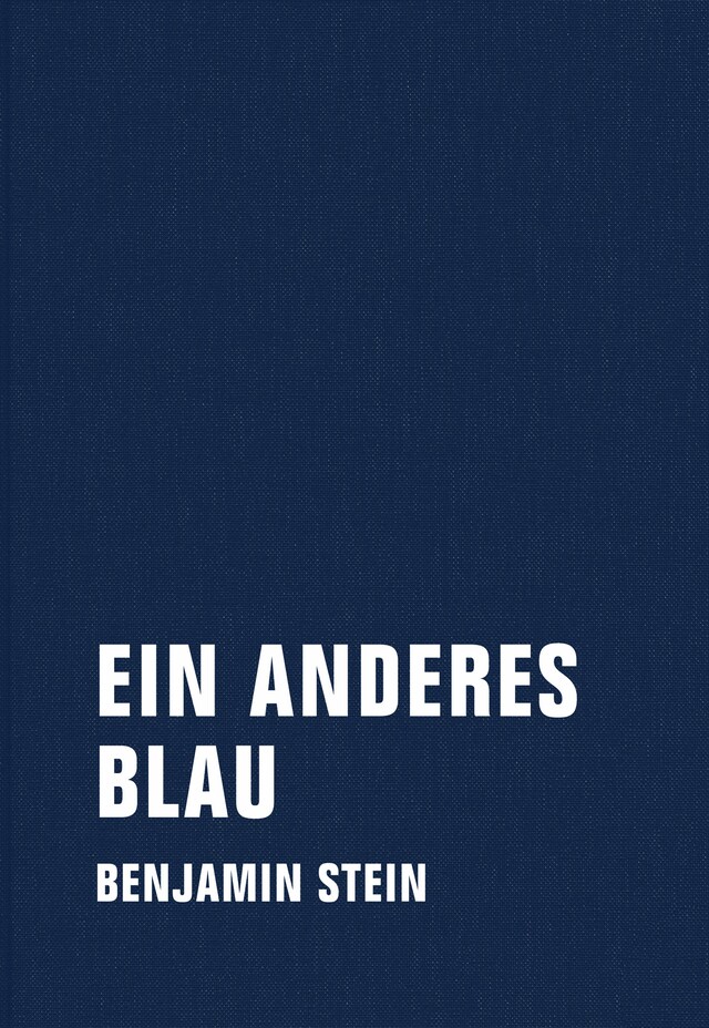 Bogomslag for Ein anderes Blau