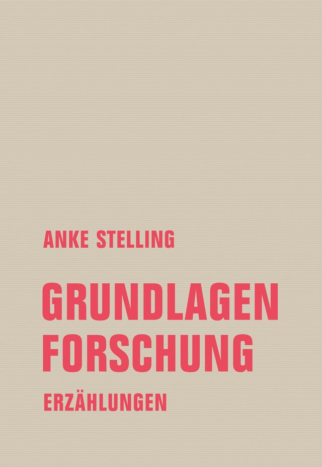 Portada de libro para Grundlagenforschung