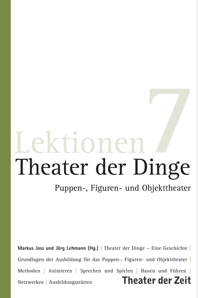 Book cover for Theater der Dinge