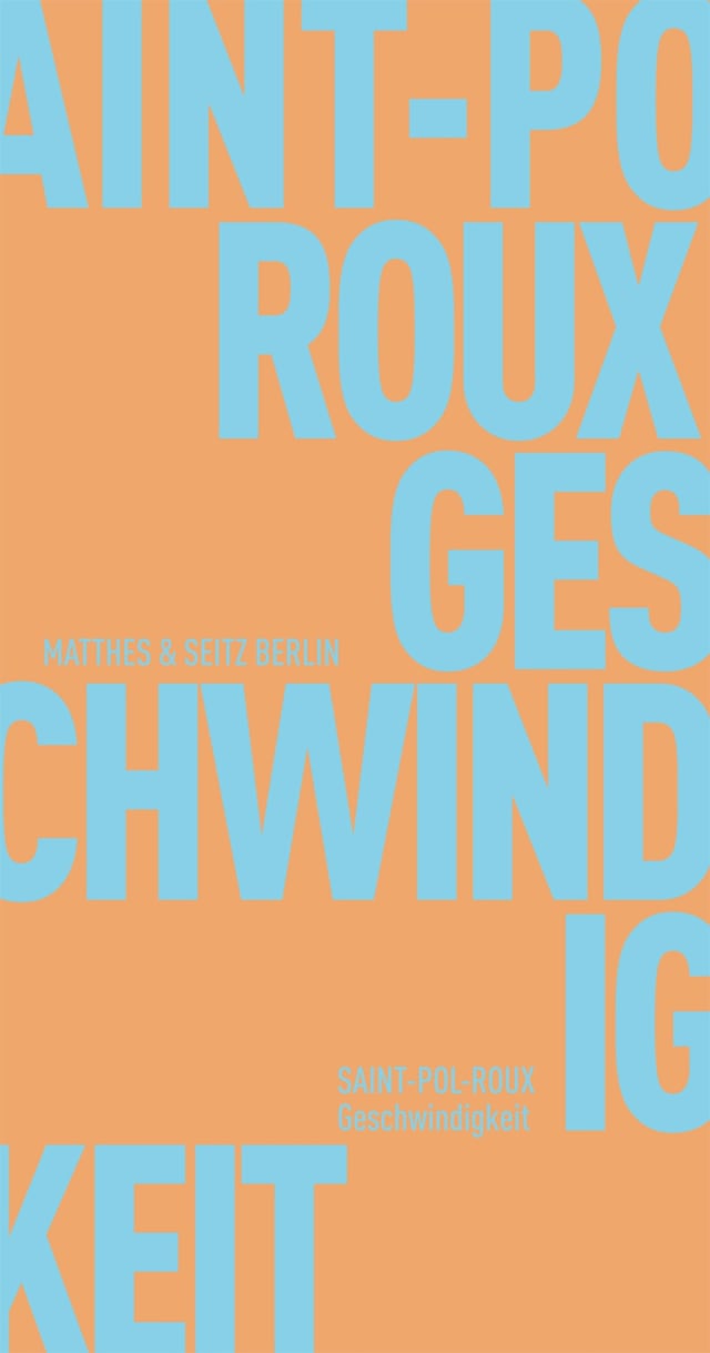 Book cover for Geschwindigkeit
