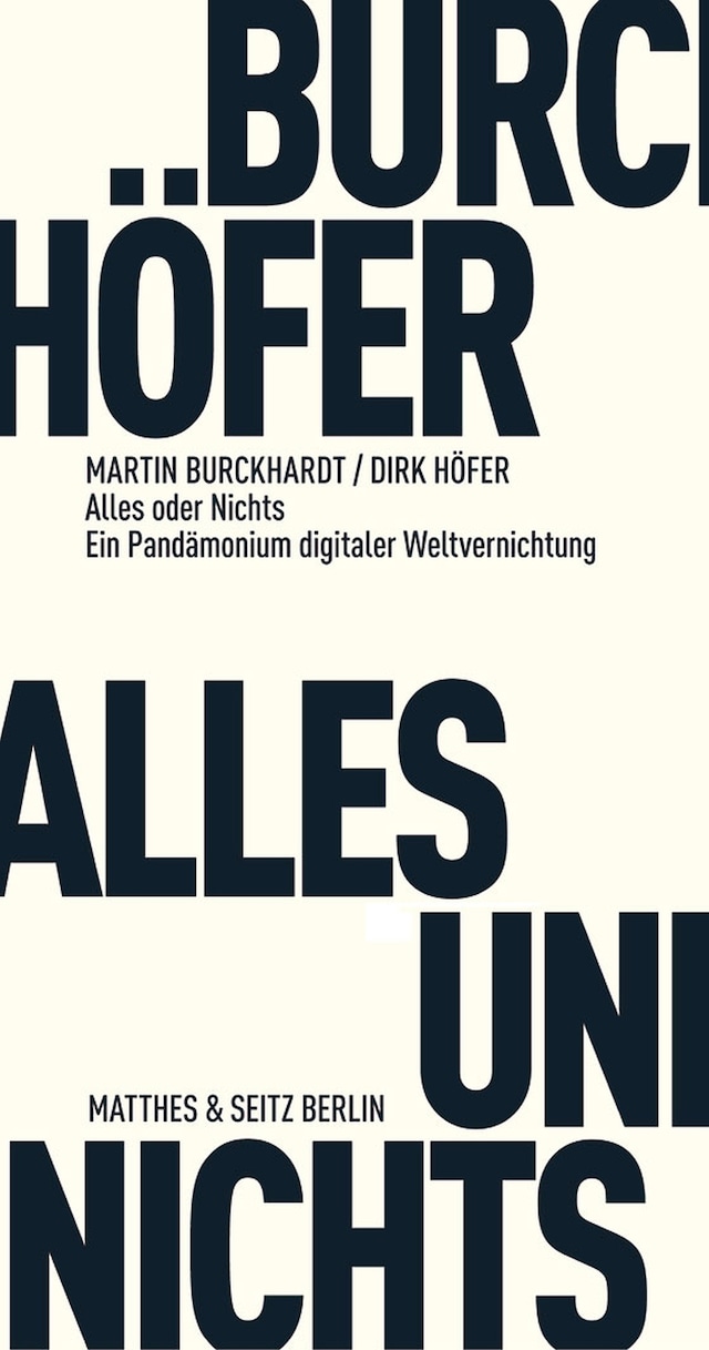 Book cover for Alles und Nichts