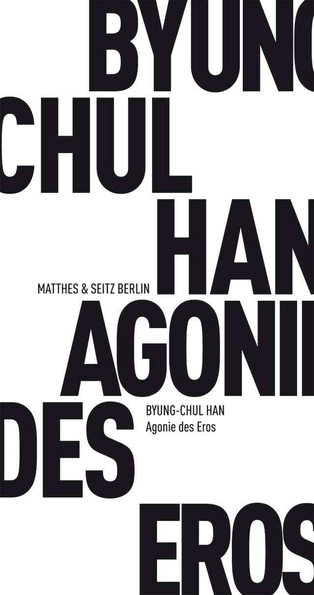 Book cover for Agonie des Eros