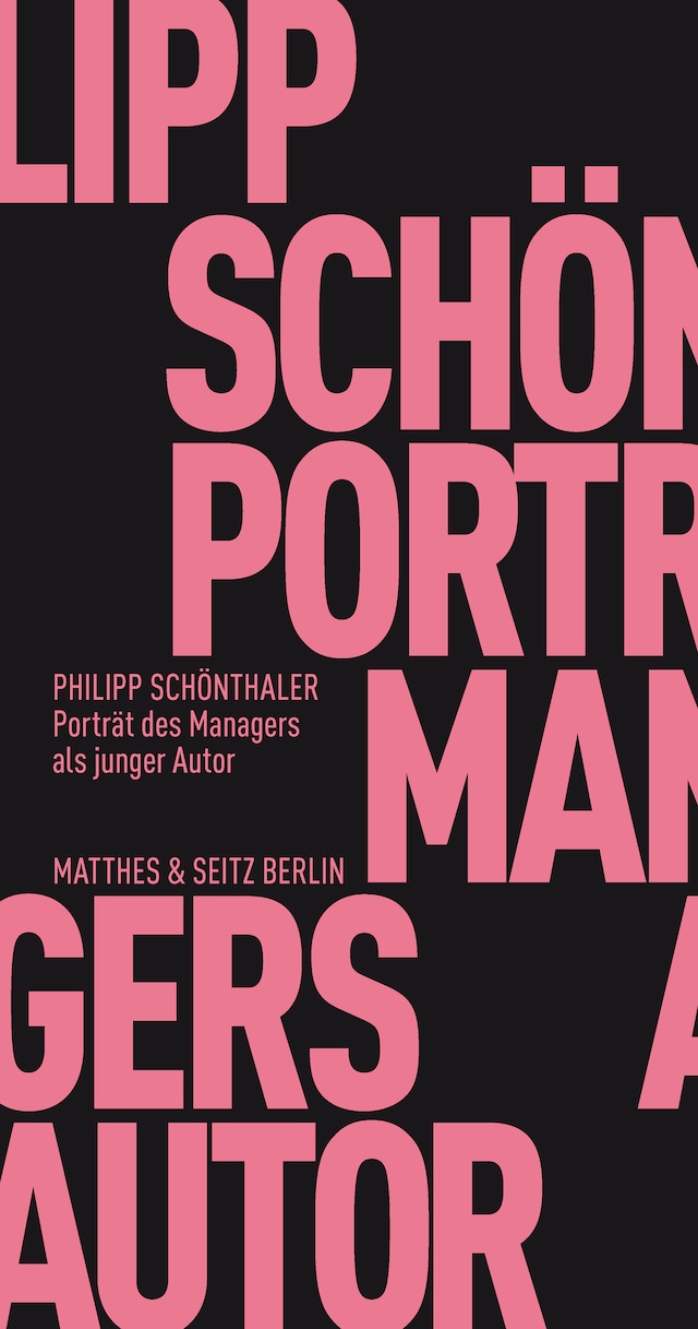 Book cover for Portrait des Managers als junger Autor