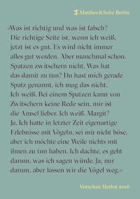 Leseproben Herbstprogramm 2016 Matthes & Seitz Berlin