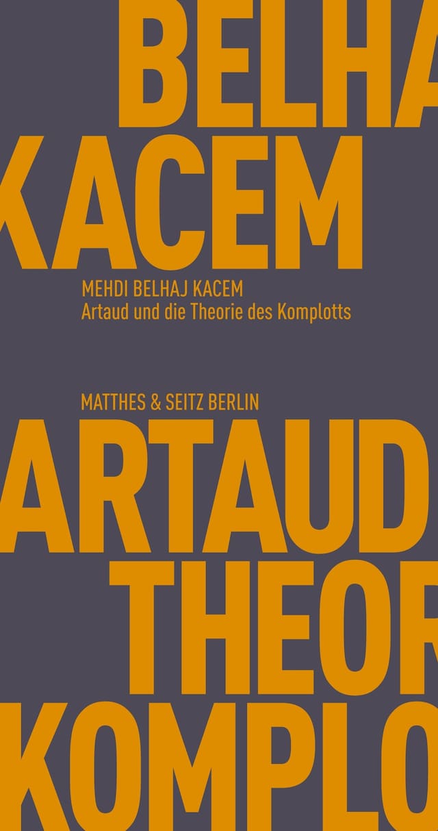 Book cover for Artaud und die Theorie des Komplotts