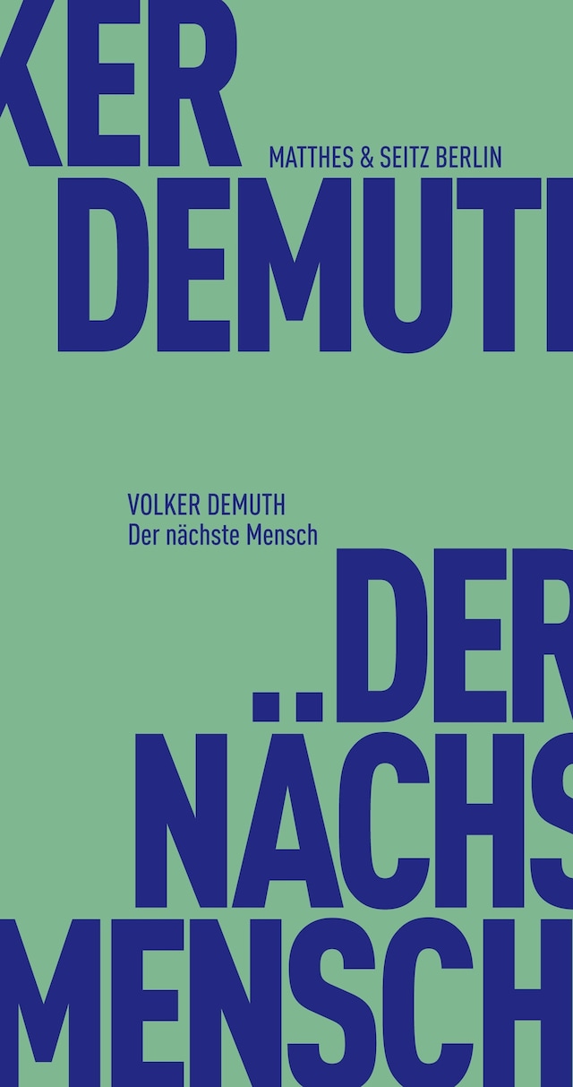 Book cover for Der nächste Mensch
