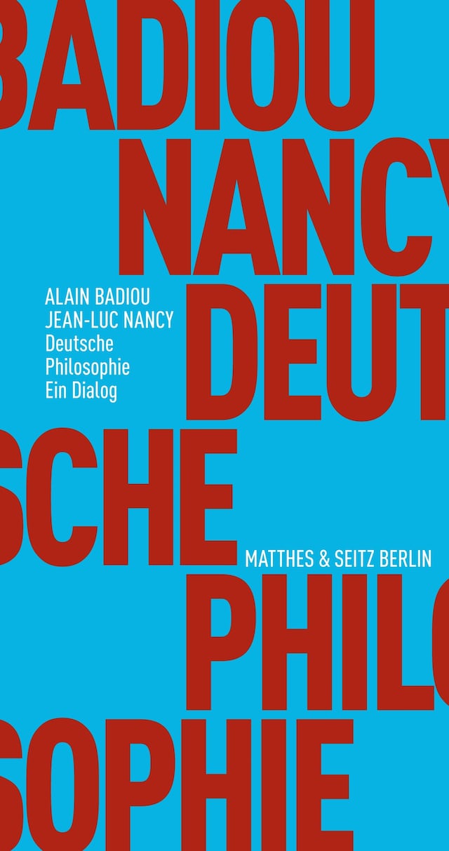 Kirjankansi teokselle Deutsche Philosophie. Ein Dialog