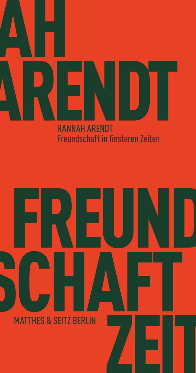 Buchcover für Freundschaft in finsteren Zeiten