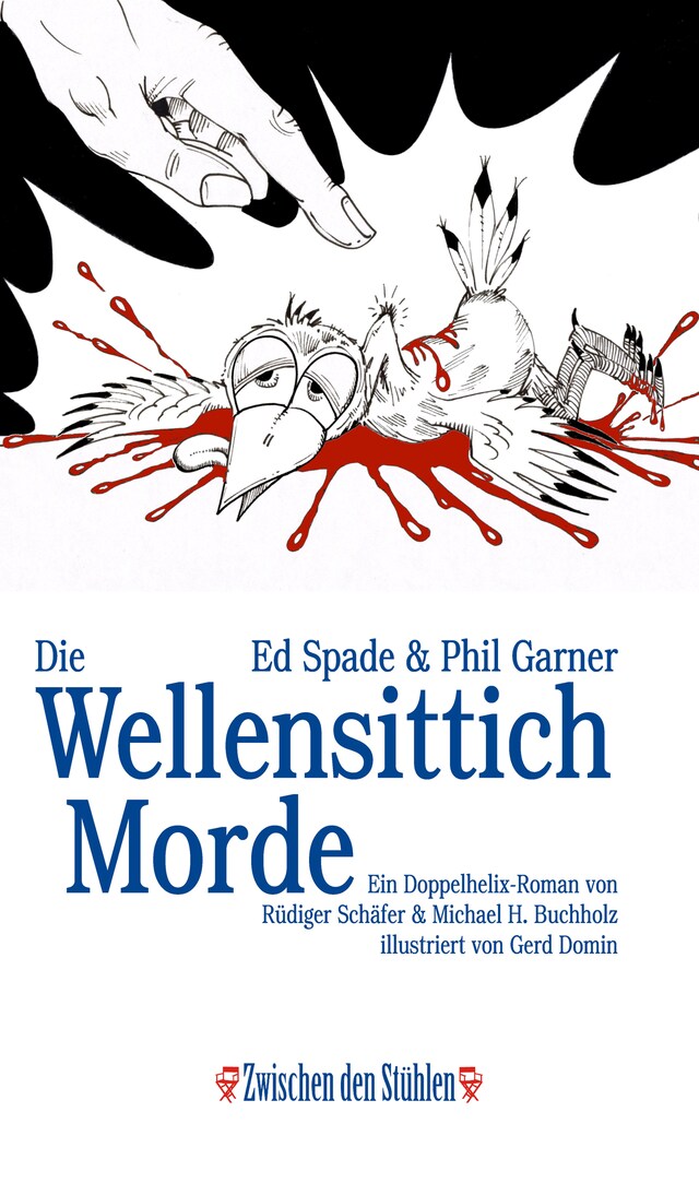 Boekomslag van Ed Spade & Phil Garner: DIE WELLENSITTICHMORDE