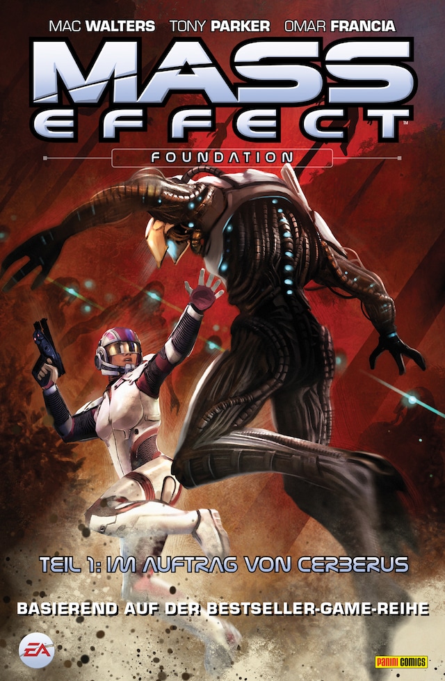 Couverture de livre pour Mass Effect Band 5 - Foundation 1 - Im Auftrag von Cerberus