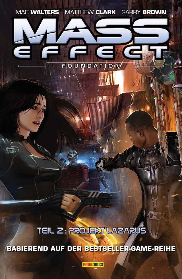 Bokomslag for Mass Effect Band 6 - Foundation 2 - Projekt Lazarus