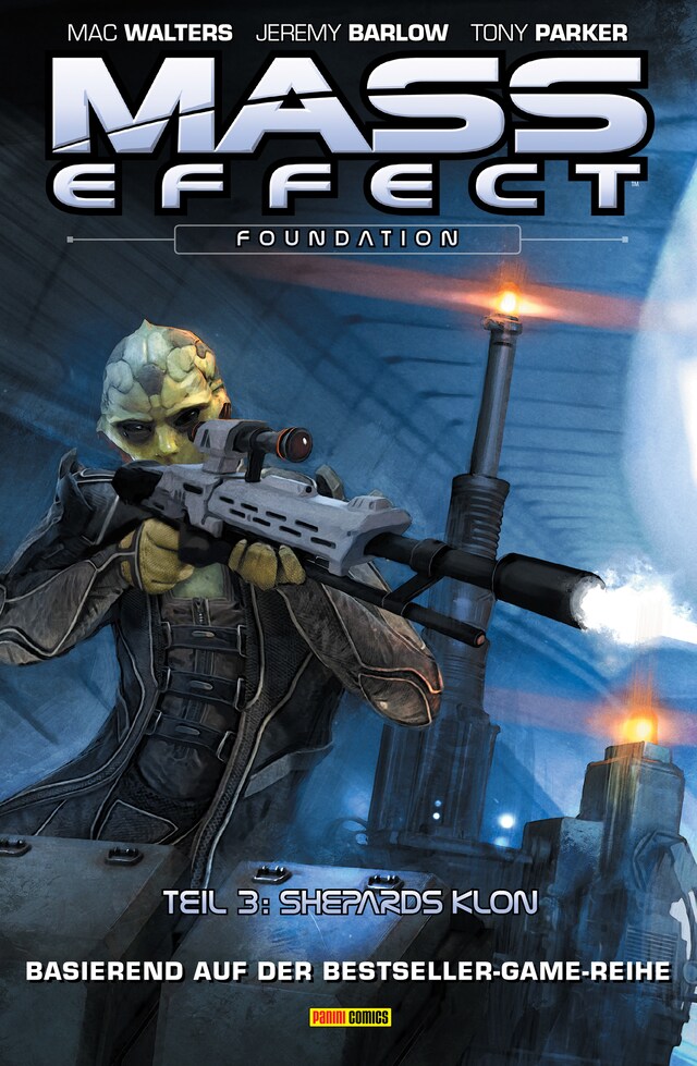 Boekomslag van Mass Effect Band 7 - Foundation 3 - Shepards Klon