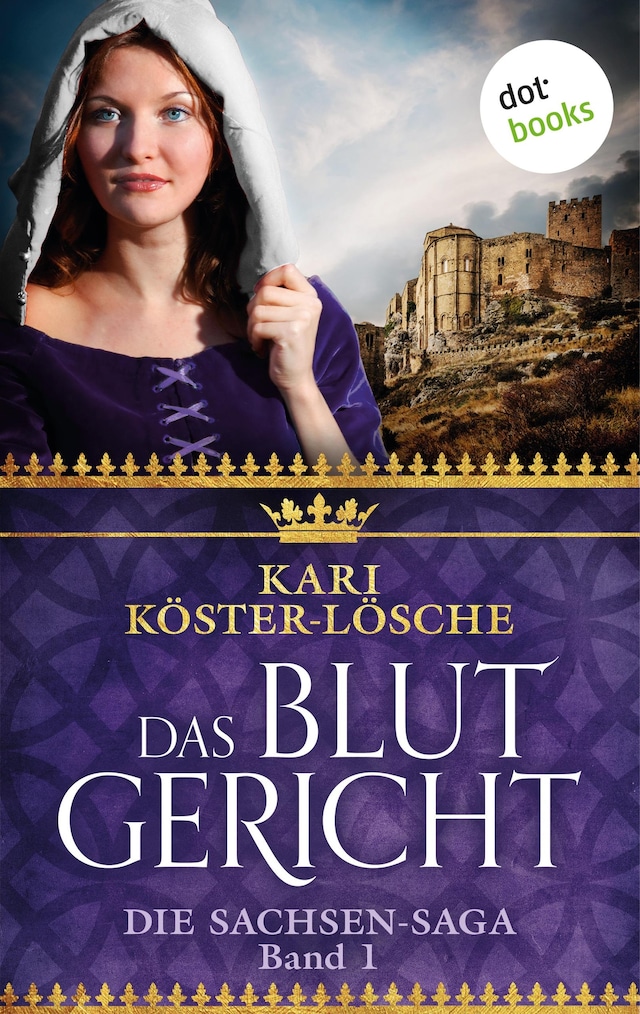 Book cover for Das Blutgericht - Erster Roman der Sachsen-Saga
