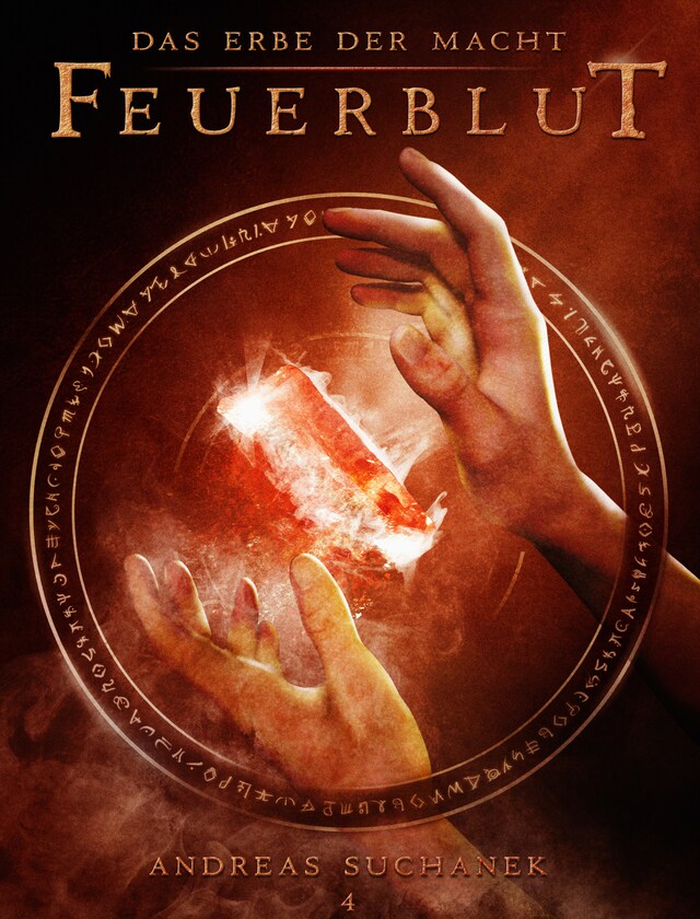 Buchcover für Das Erbe der Macht - Band 4: Feuerblut (Urban Fantasy)