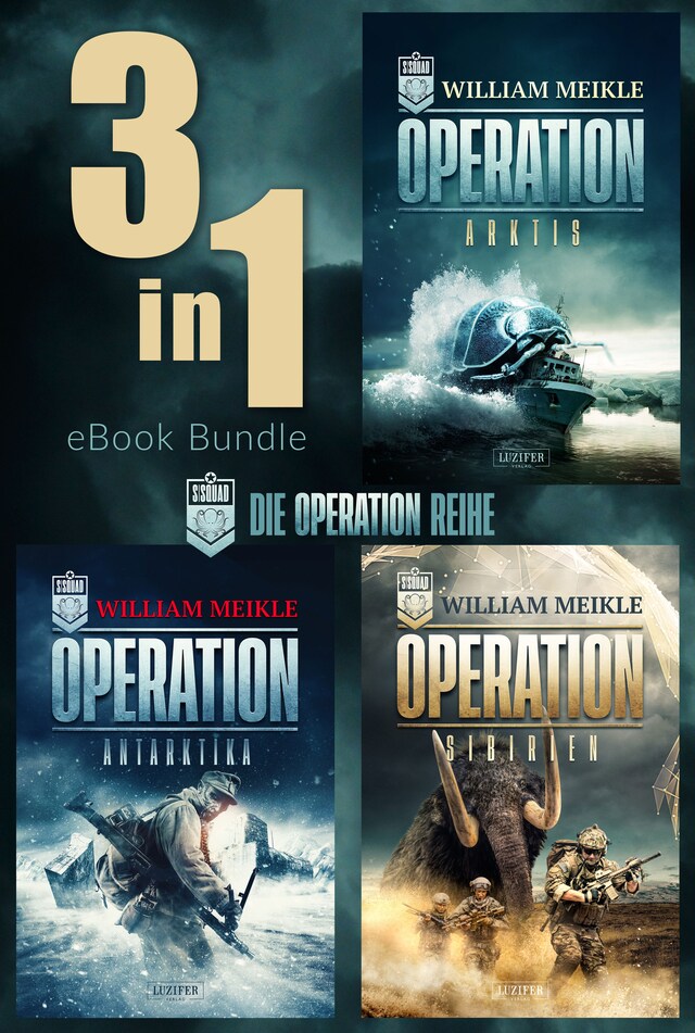 Okładka książki dla OPERATION X (BAND 1-3) BUNDLE