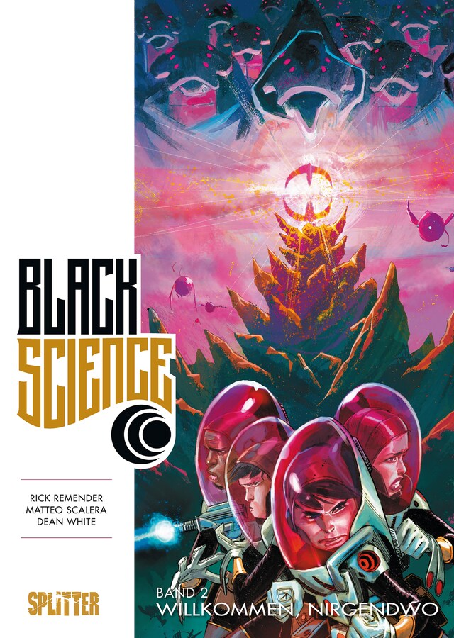 Buchcover für Black Science Band 2: Willkommen, nirgendwo