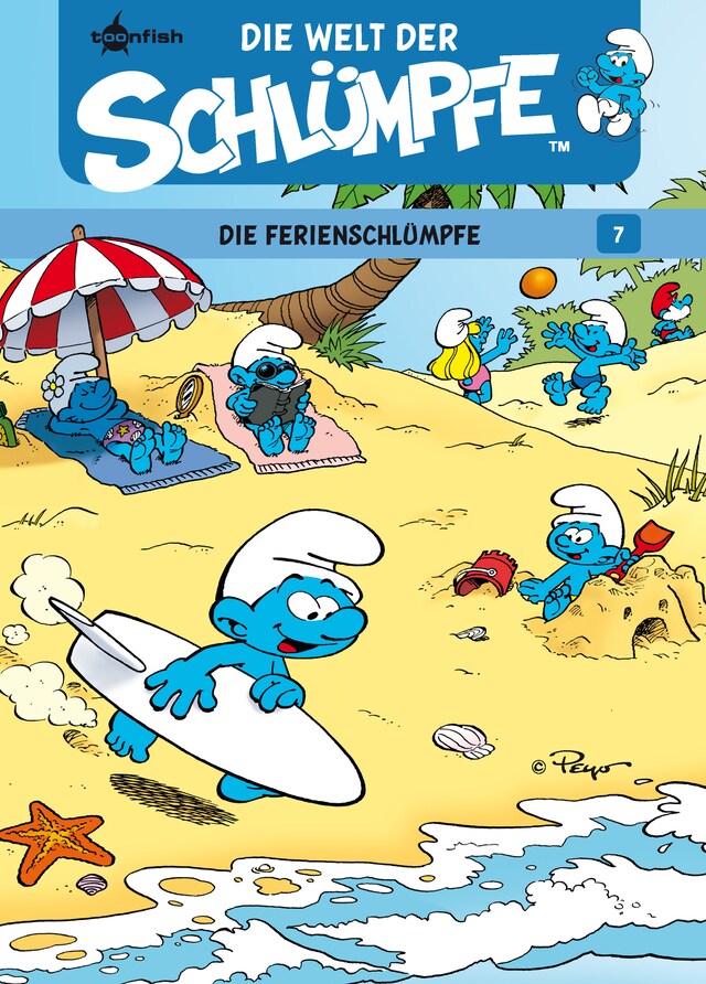 Copertina del libro per Die Welt der Schlümpfe Bd. 7 – Die Ferienschlümpfe