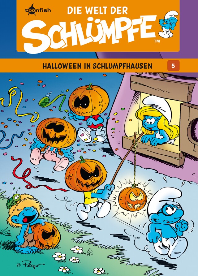 Buchcover für Die Welt der Schlümpfe Bd. 5 – Halloween in Schlumpfhausen