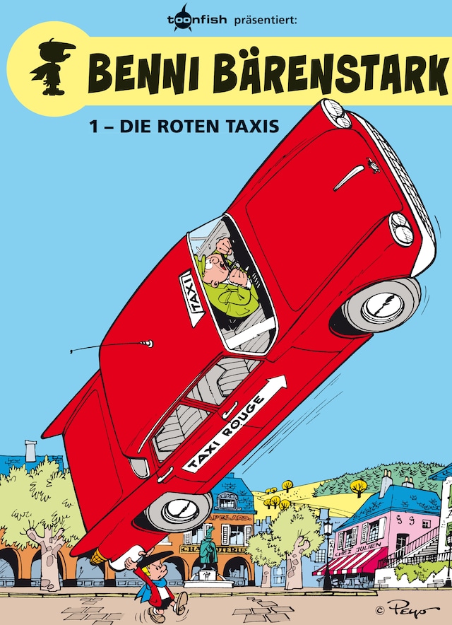 Buchcover für Benni Bärenstark Bd. 1: Die roten Taxis