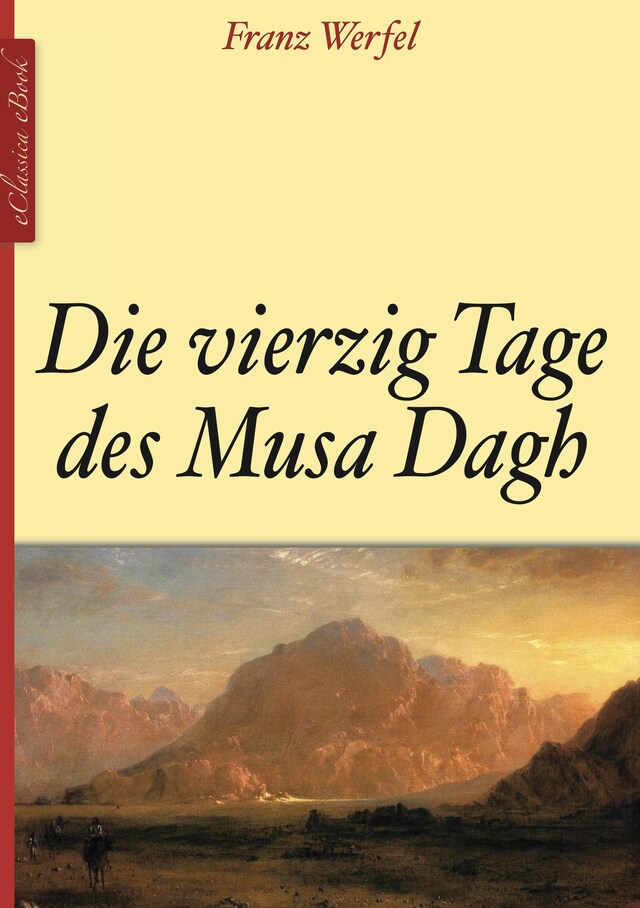 Kirjankansi teokselle Die vierzig Tage des Musa Dagh