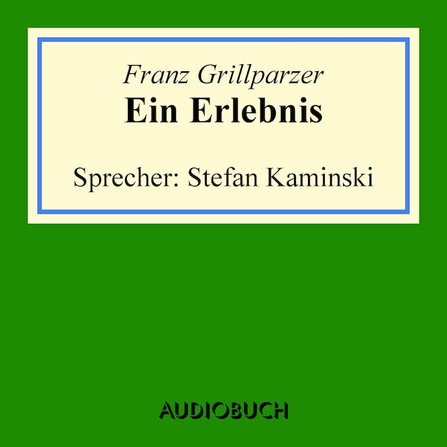 Book cover for Ein Erlebnis