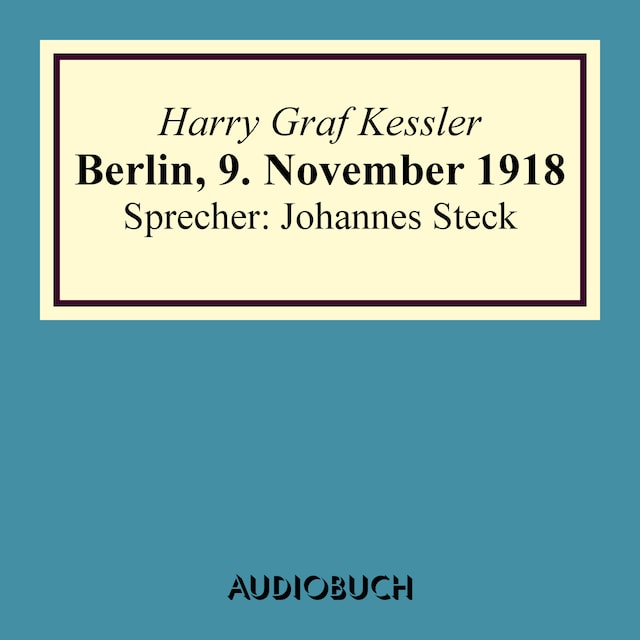 Book cover for Berlin, 9. November 1918