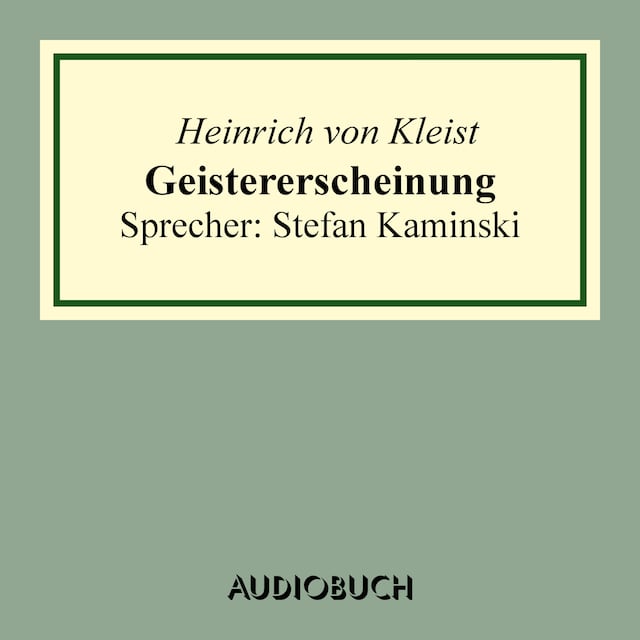 Book cover for Geistererscheinung