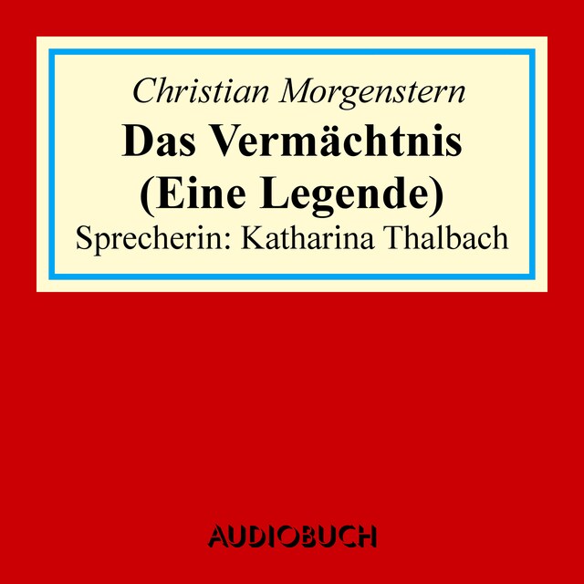 Book cover for Das Vermächtnis (Eine Legende)
