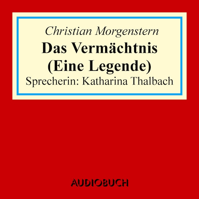 Buchcover für Das Vermächtnis (Eine Legende)