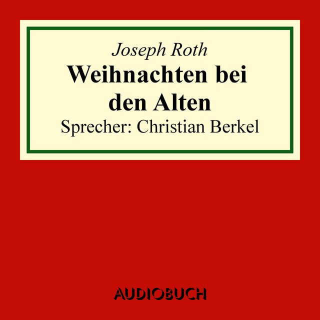 Book cover for Weihnachten bei den Alten