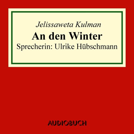 An den Winter bookCoverFor
